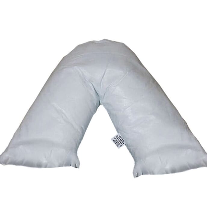 waterproof wipe clean v shaped pillow