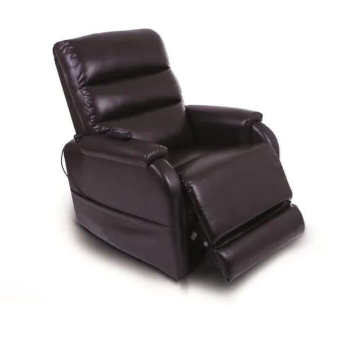 wendover petite dual motor lift chair brown vinyl