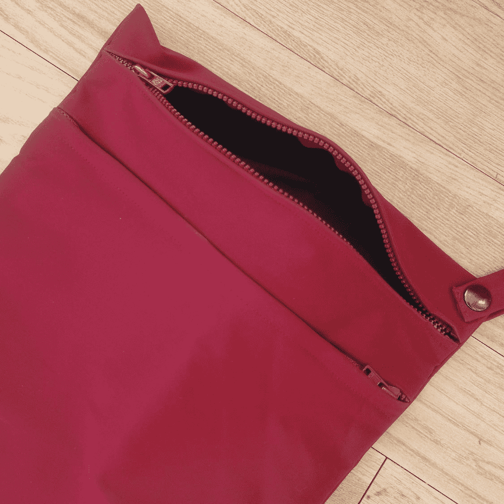 wet dry swimwear bag kenya red detail