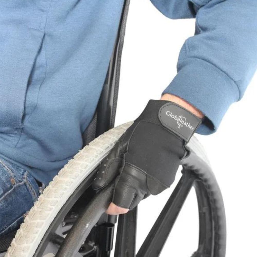 View Wet Weatherproof Wheelchair Gloves Large information