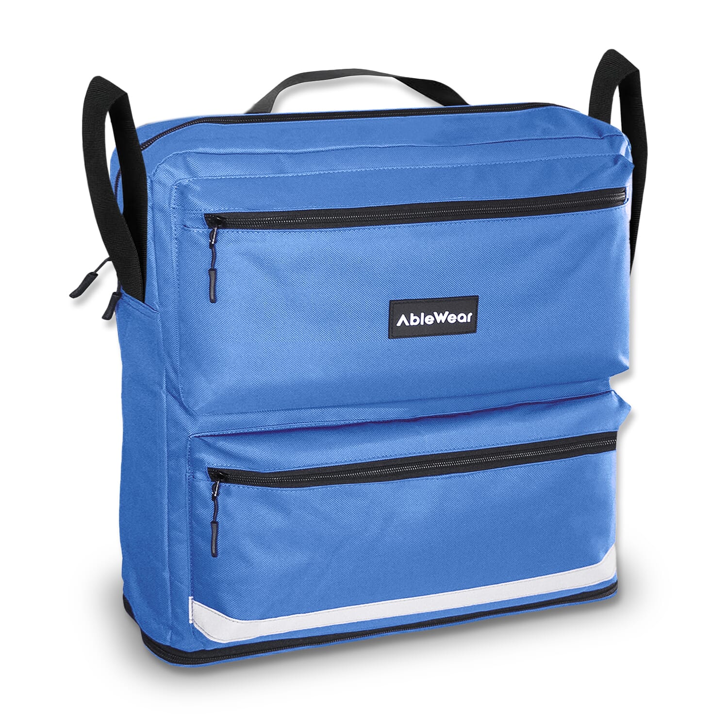 wheelchair bag black blue
