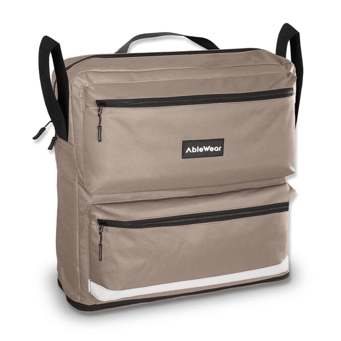 wheelchair bag black grey