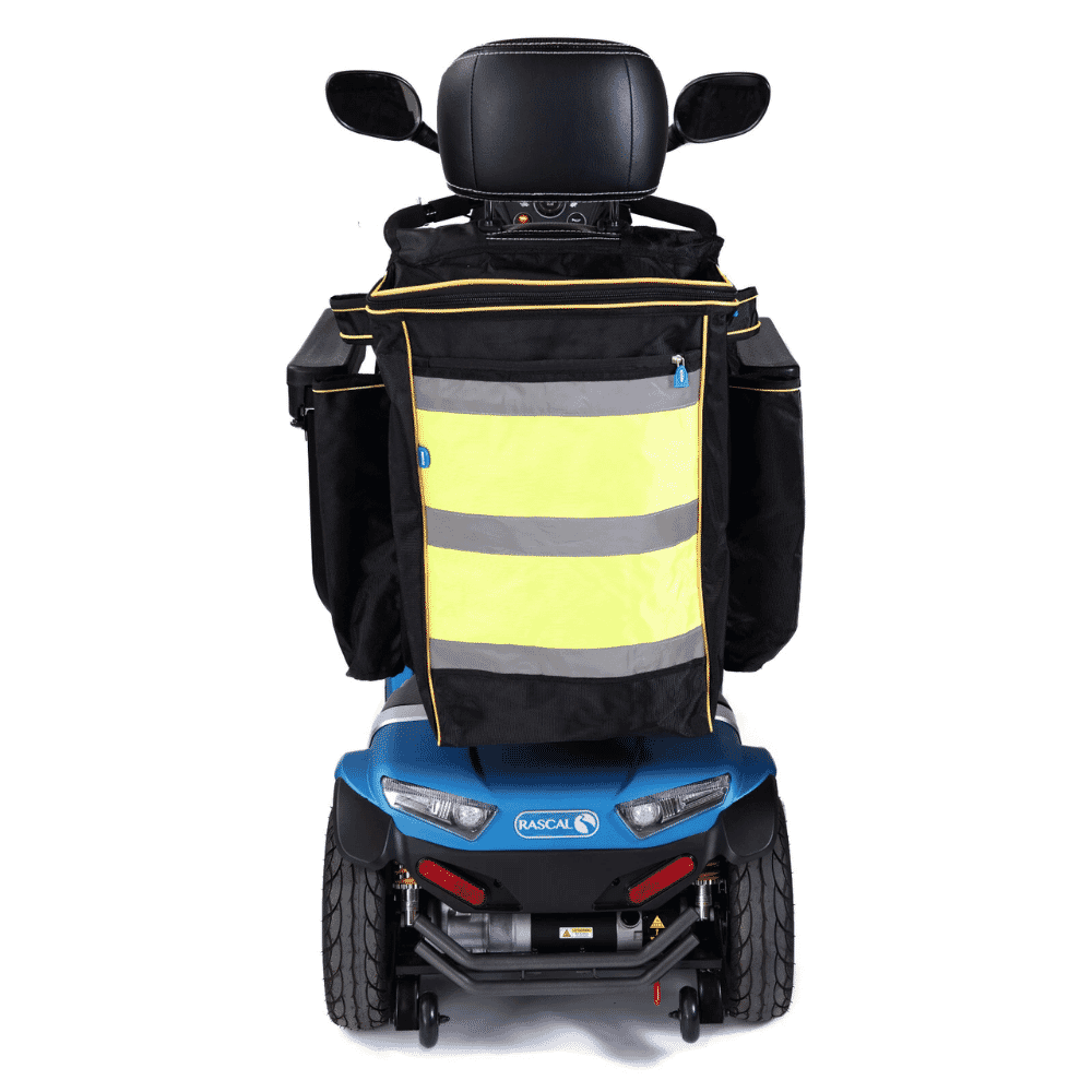 wheelchair bag with crutch holders no crutches