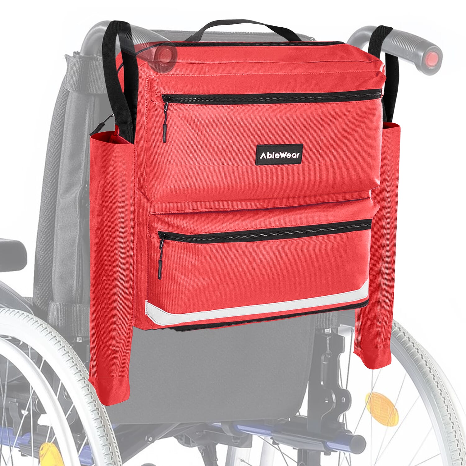 wheelchair bag with crutch pockets redon wheelchair