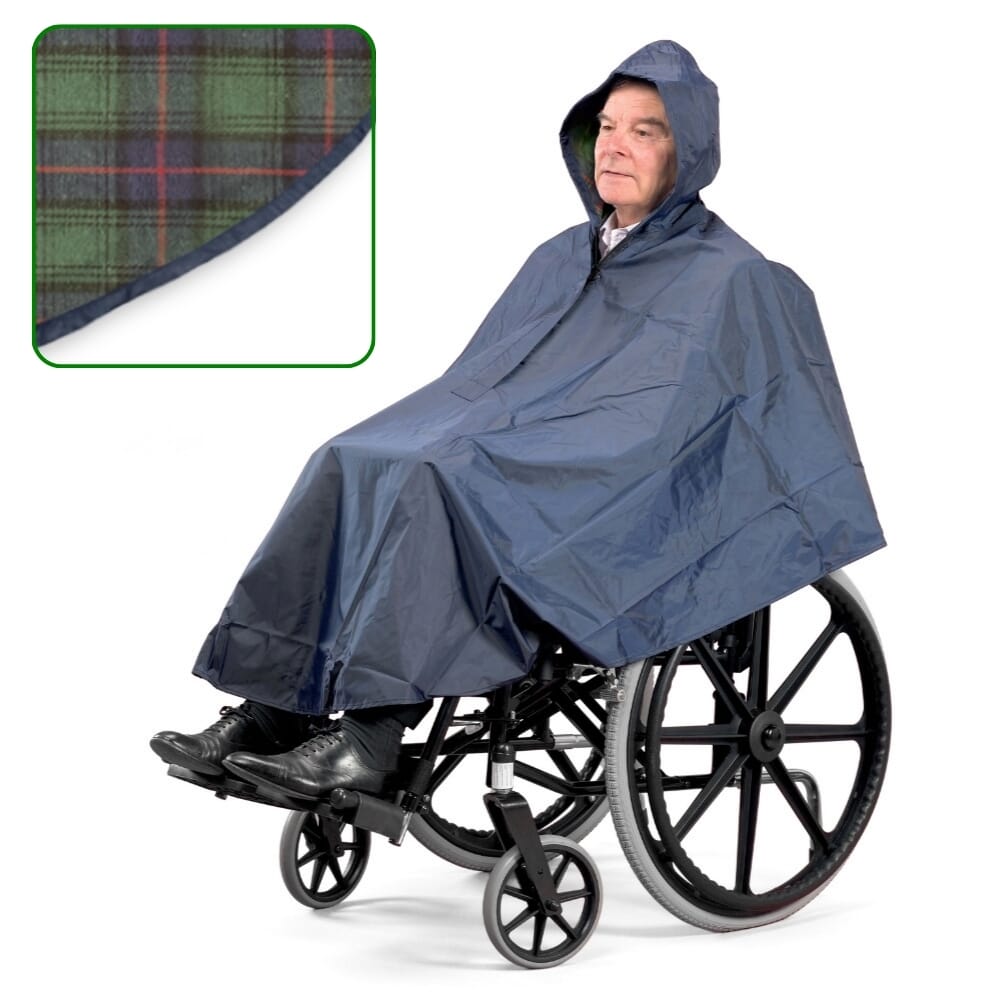 wheelchair poncho lined