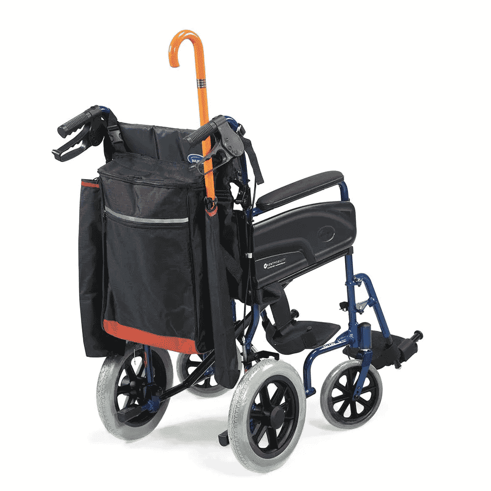 View Wheelchair Scooter Mobility Crutch Bag BlackBurgundy information