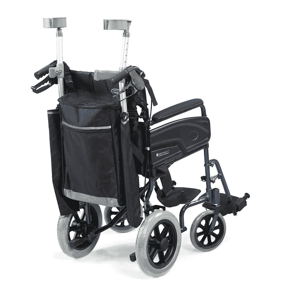 View Wheelchair Scooter Mobility Crutch Bag BlackGrey information
