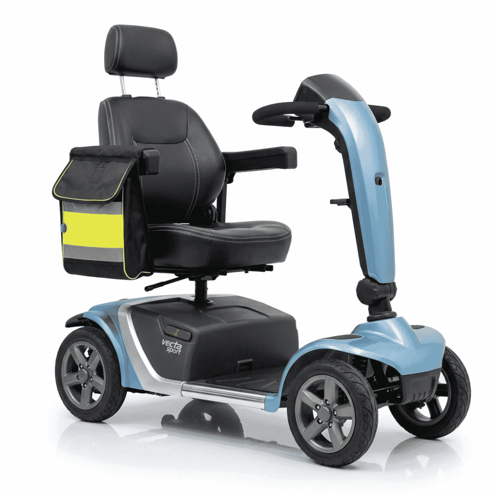wheelchair side bag on scooter
