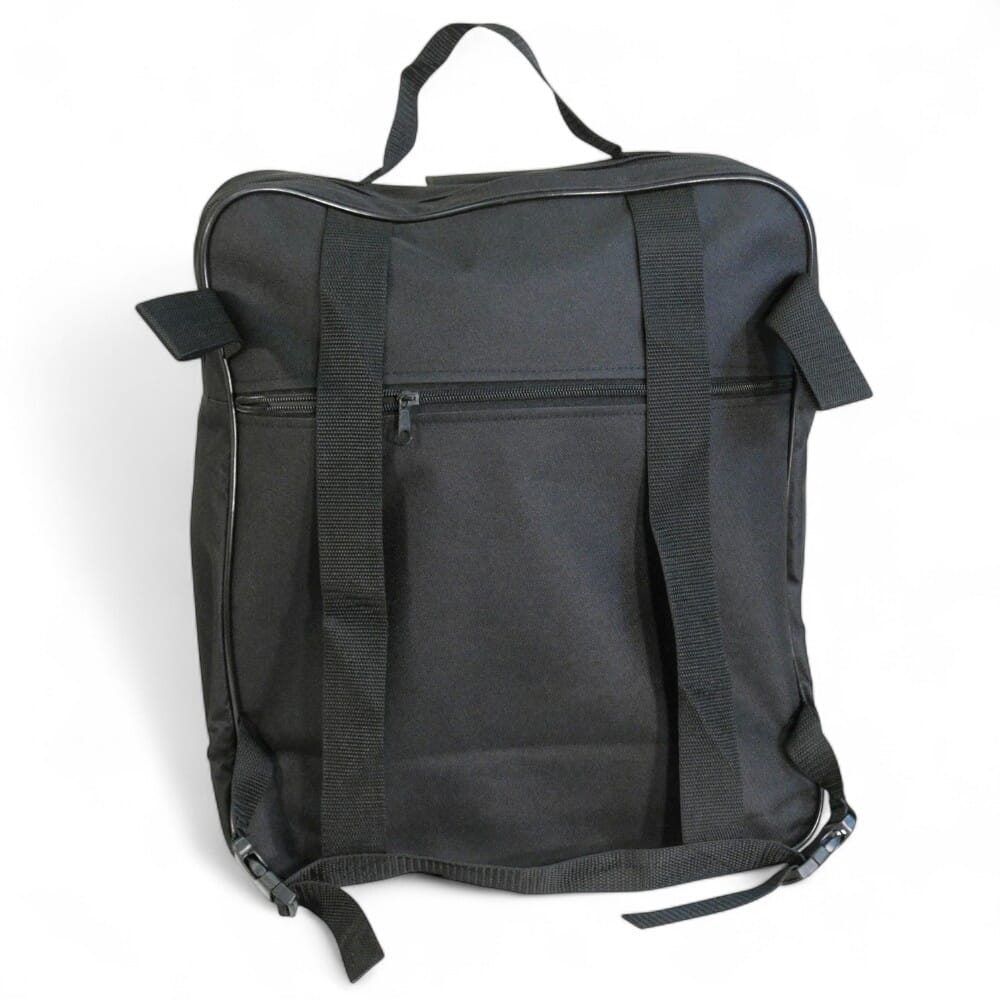 wheelchair walking stick crutch bag back