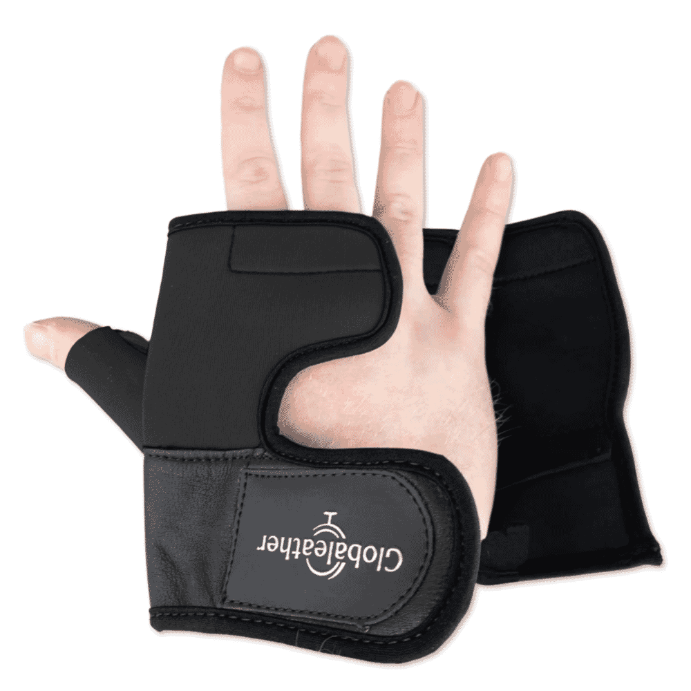 wheelchair wraps black half open