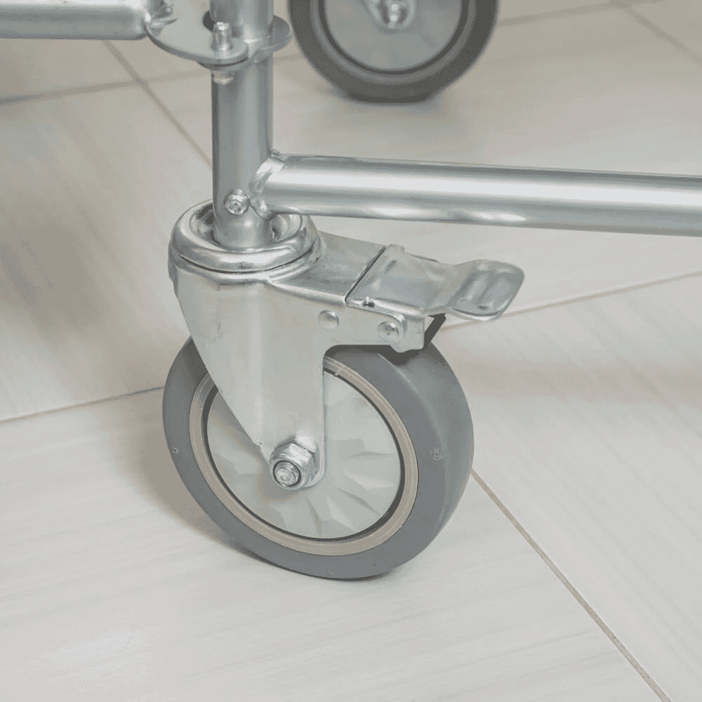 wheeled commode wheel