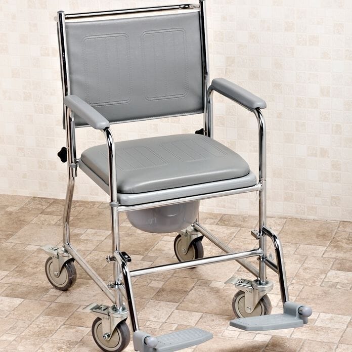 View Wheeled Commode Fixed Height information