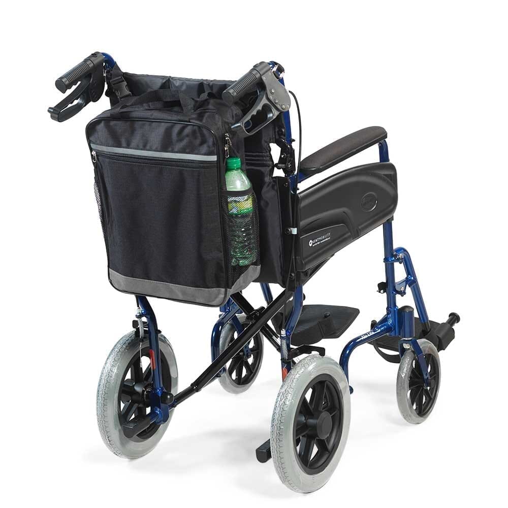 wheelyscooter bag black grey wheelchair