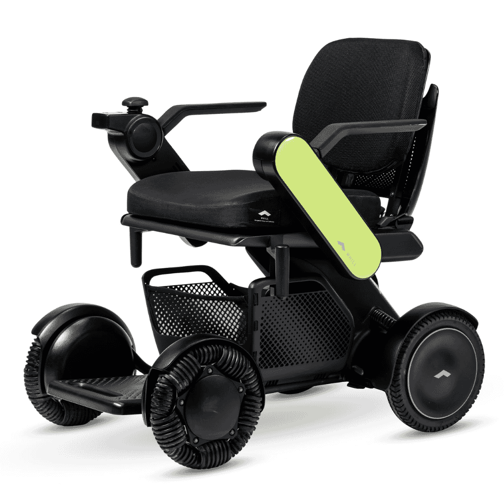 whill c2 powerchair lime green