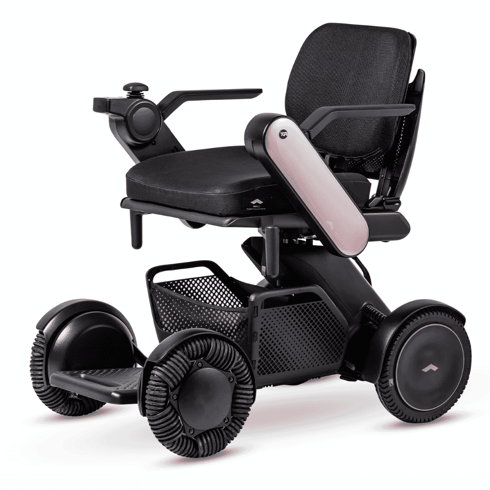 whill c2 powerchair pink