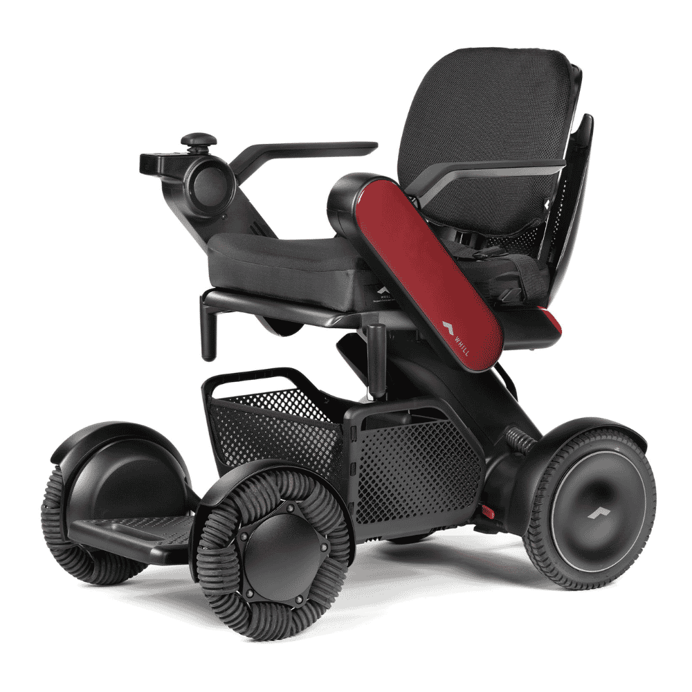 whill c2 powerchair red