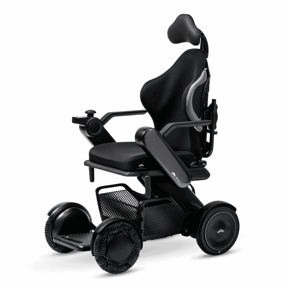 whill c2 support plus powerchair charcoal grey