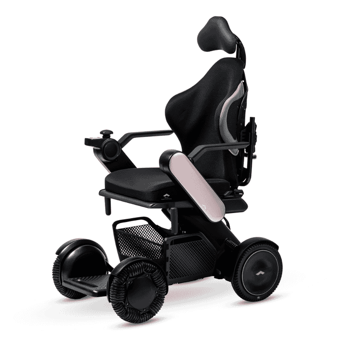 whill c2 support plus powerchair pink