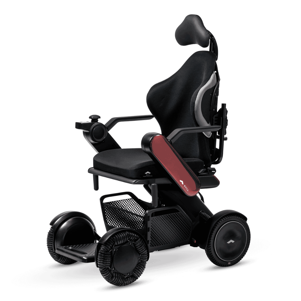 whill c2 support plus powerchair red