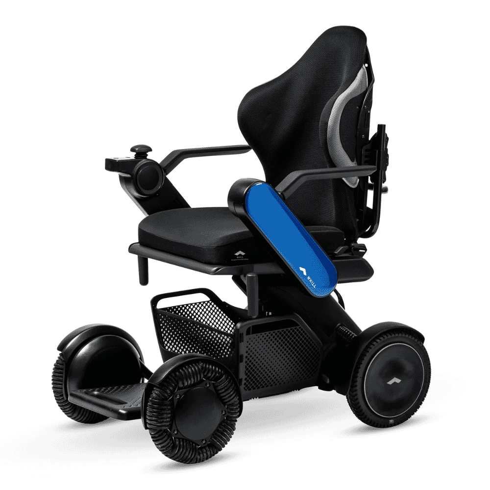 whill c2 support powerchair cobalt blue
