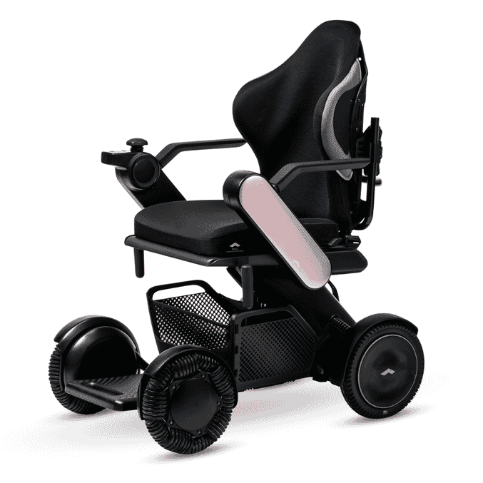 whill c2 support powerchair pink