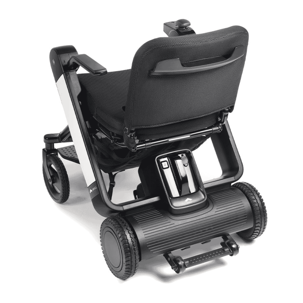 whill f folding electric wheelchair back