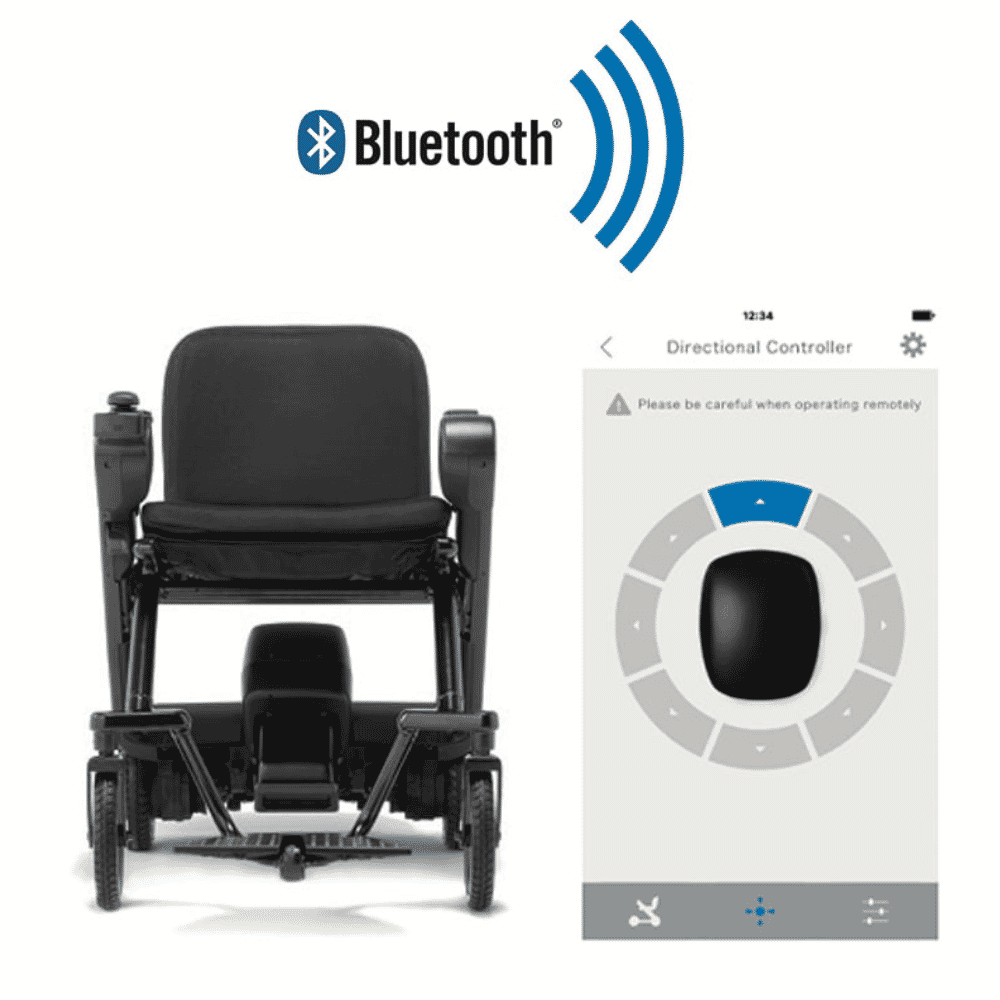 whill f folding electric wheelchair bluetooth