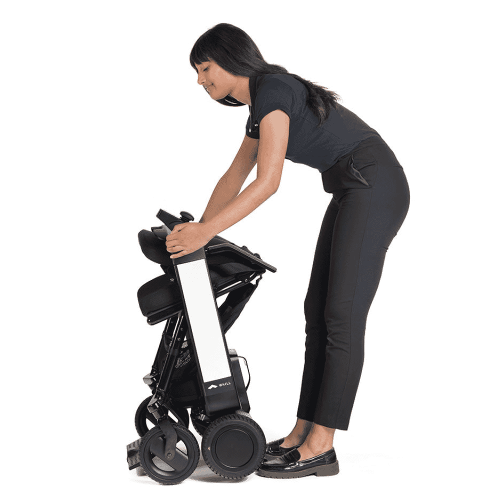 whill f folding electric wheelchair folding