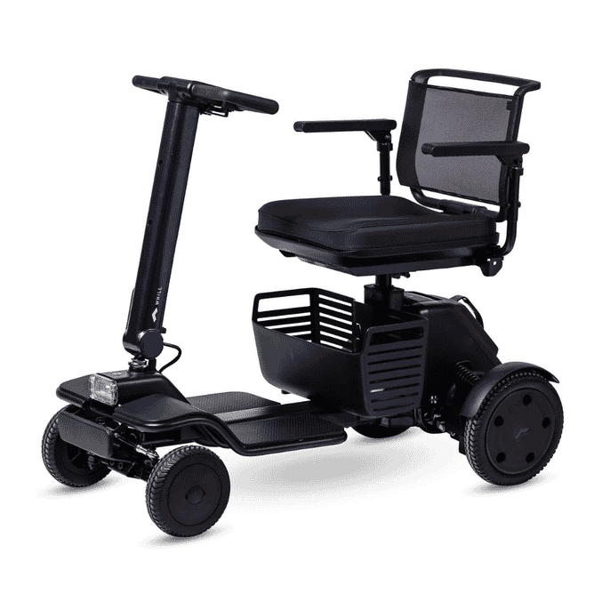whill r four wheel mobility scooter blue