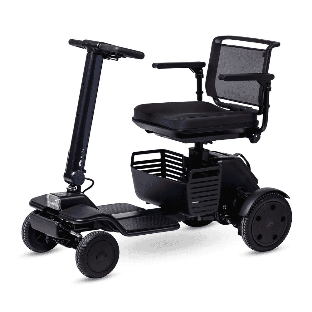 whill r four wheel mobility scooter blue