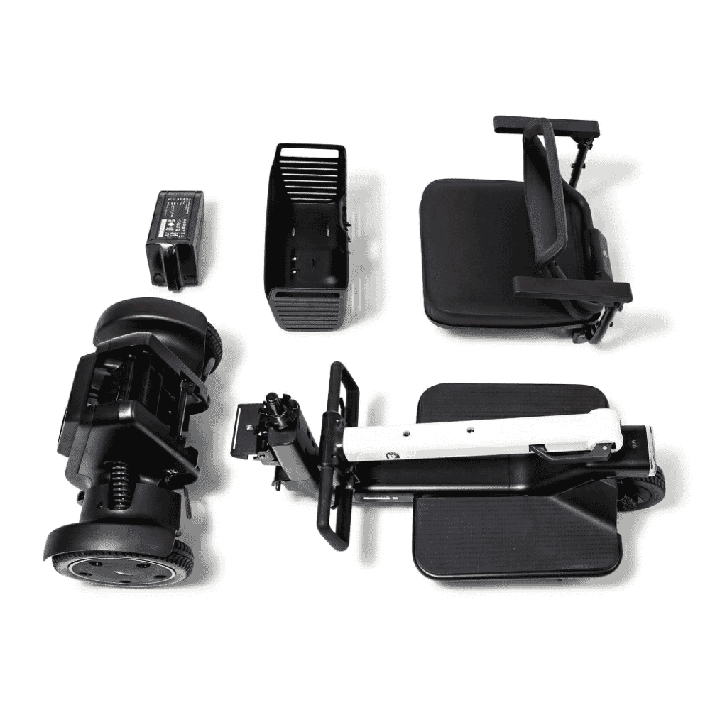 whill r three wheel mobility scooter dismantled