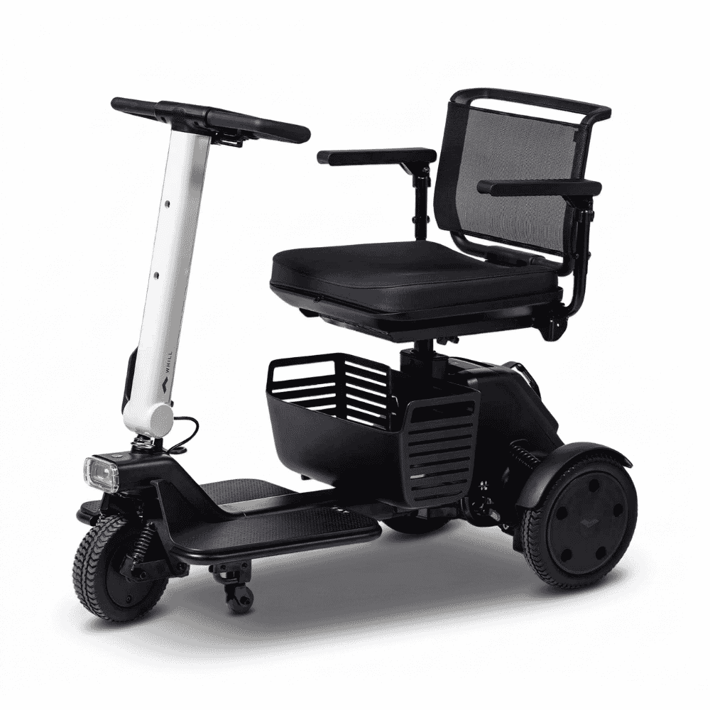 whill r three wheel mobility scooter white