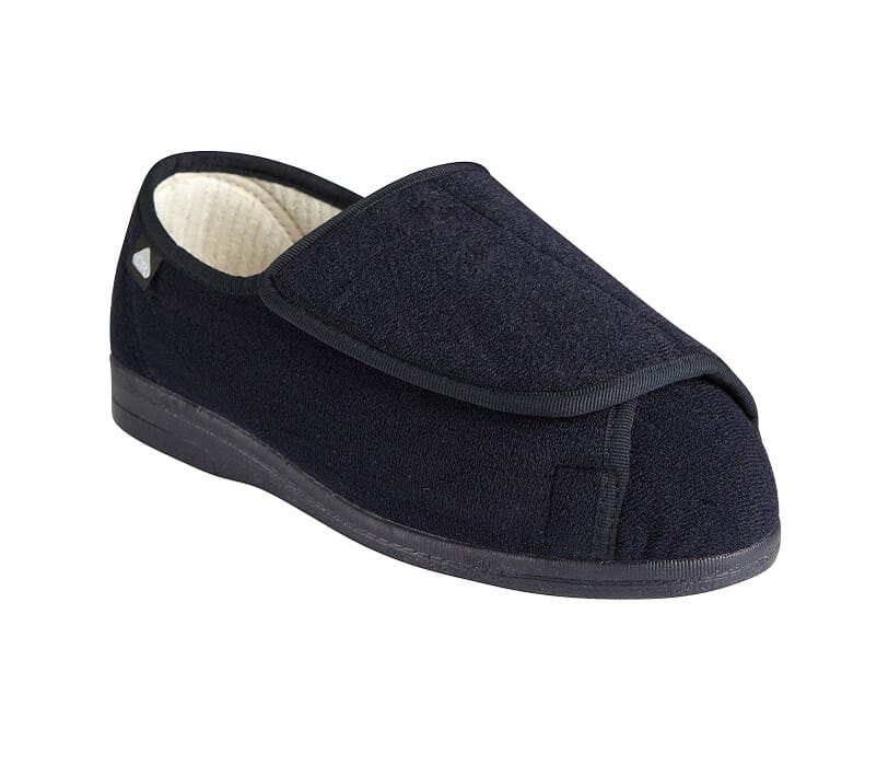 View Zephire Extra Wide Slippers Black3 information