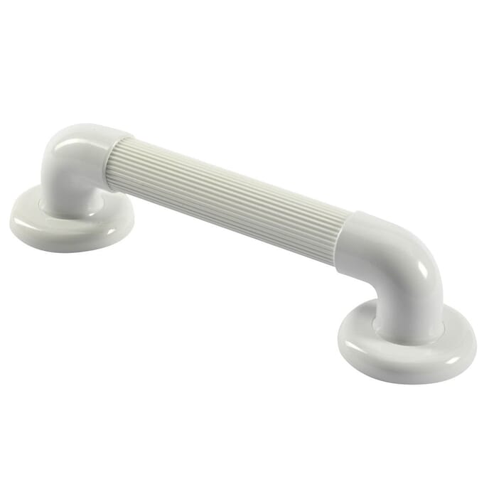 white plastic grab bar 12 inch