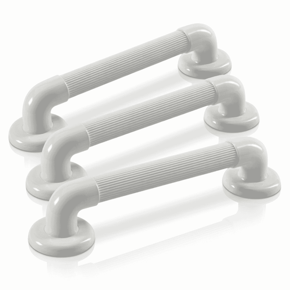 white plastic grab bar 381mm pack of 3