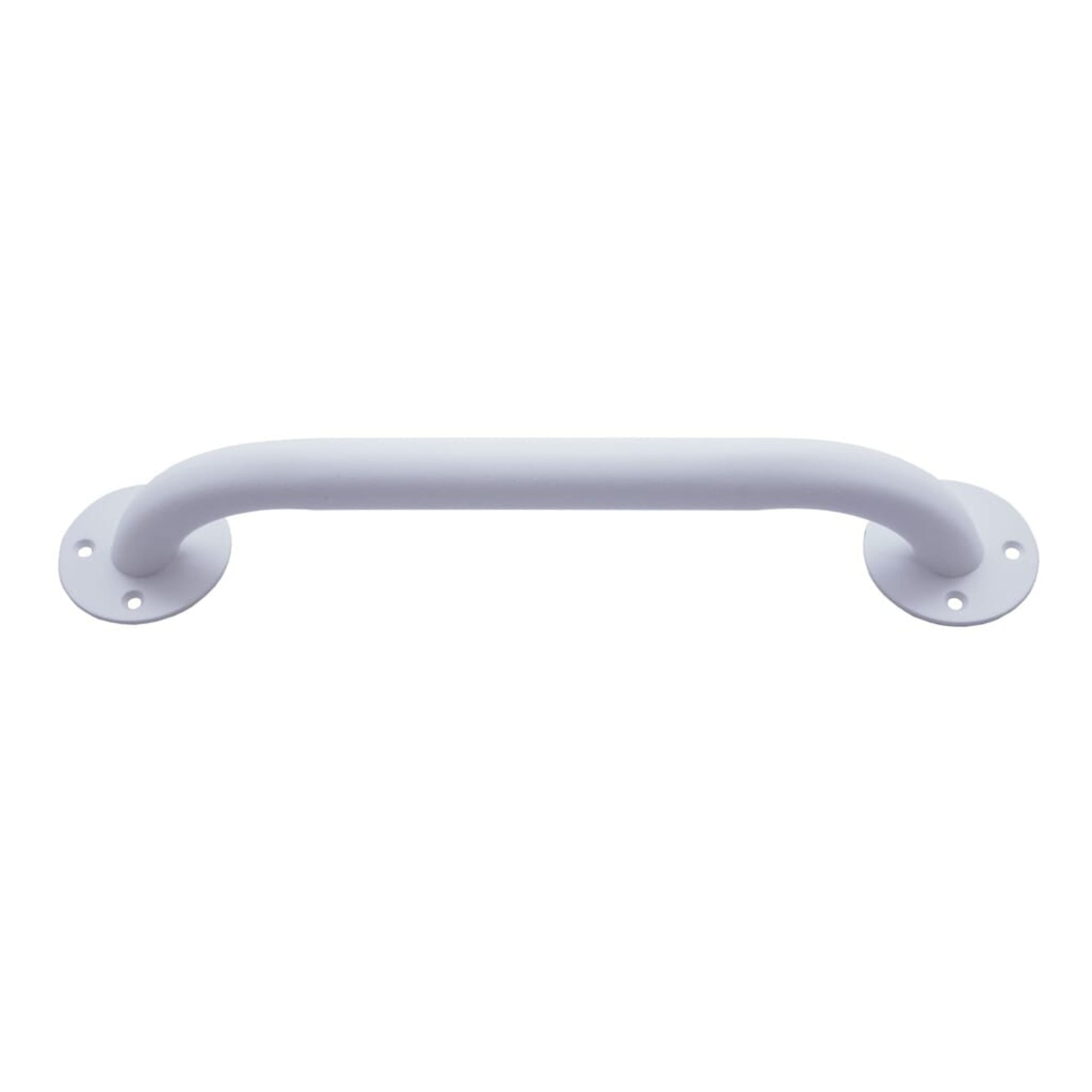 white wall grab bar with anti slip finish