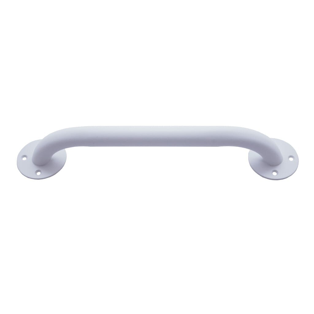 White Wall Grab Bar with Anti-Slip Finish