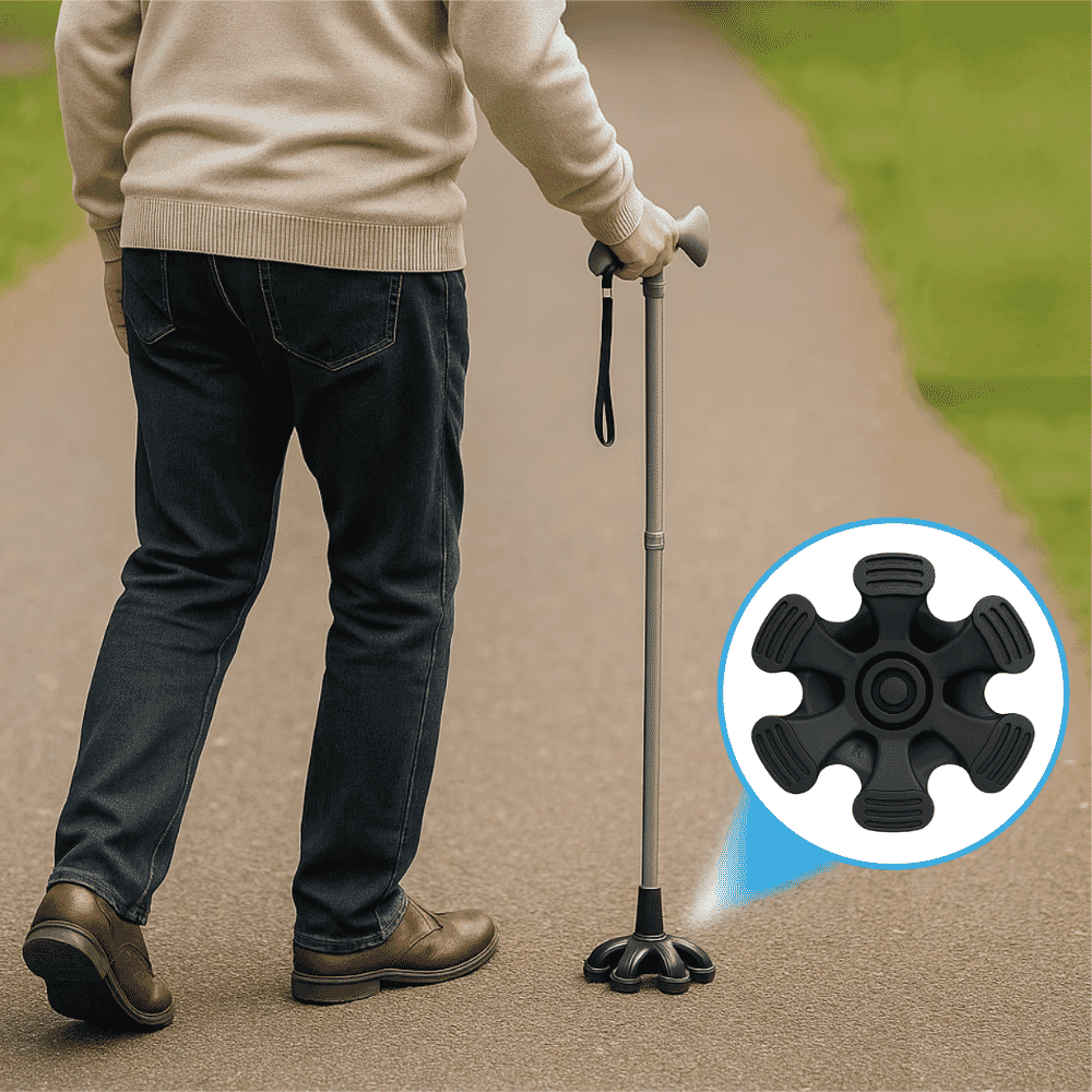 wide base ferrule in use