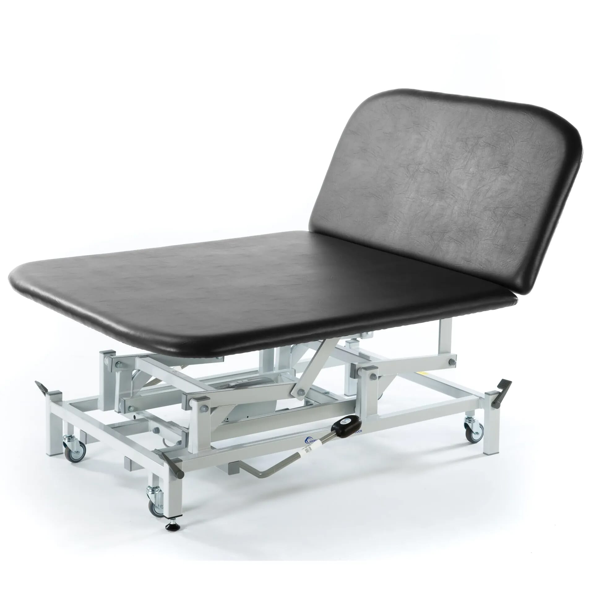 wide bobath therapy couch dark grey