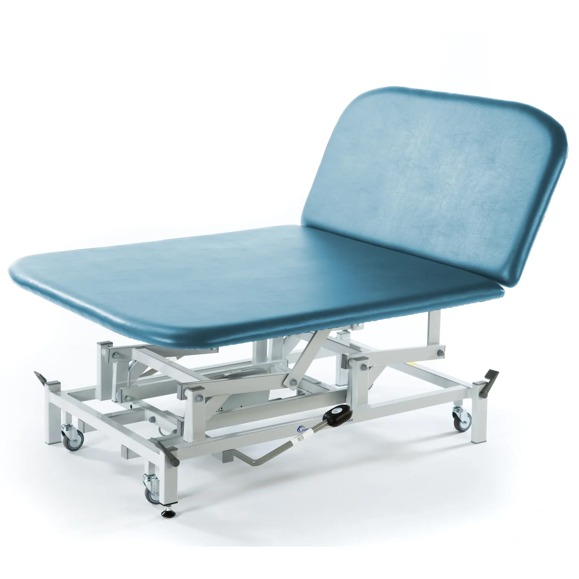 wide bobath therapy couch sky blue