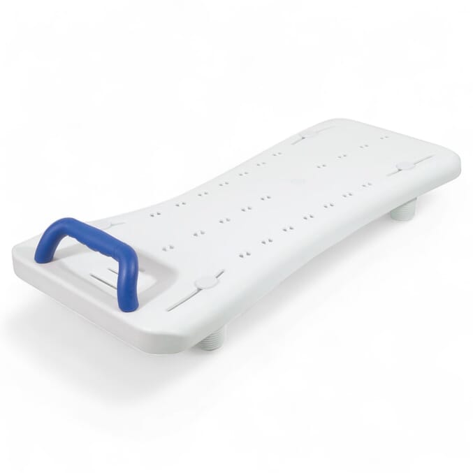 width adjustable bath board with handle