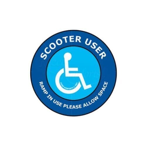 View Disabled Driver Window Stickers Window Stickers Scooter User ROUND 10 pack information