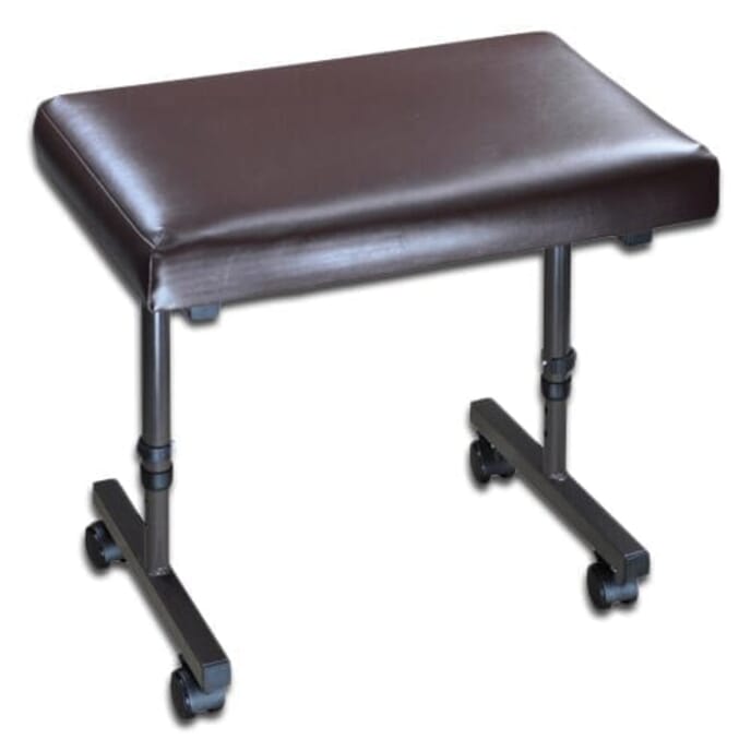 wipeclean wheeled footstool