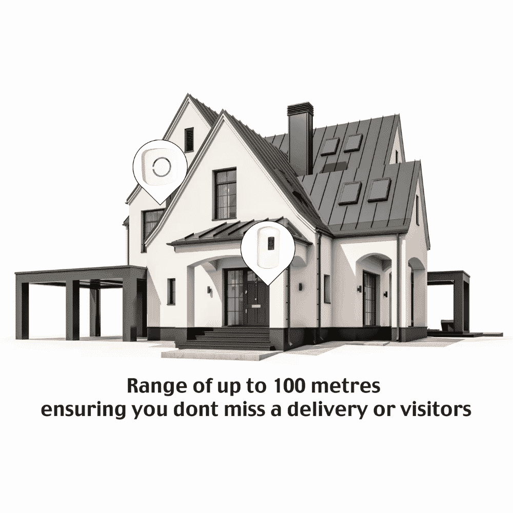 wireless doorbell range