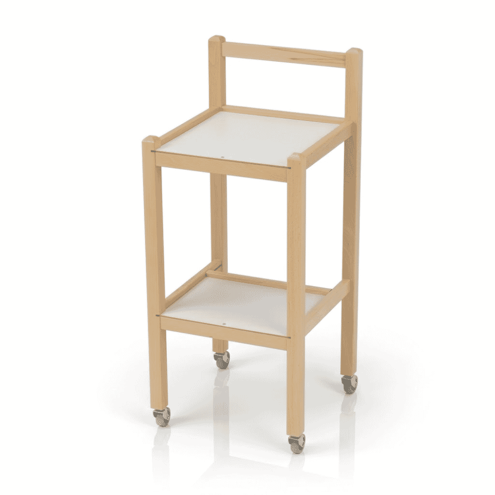 Wooden Compact Kitchen Trolley