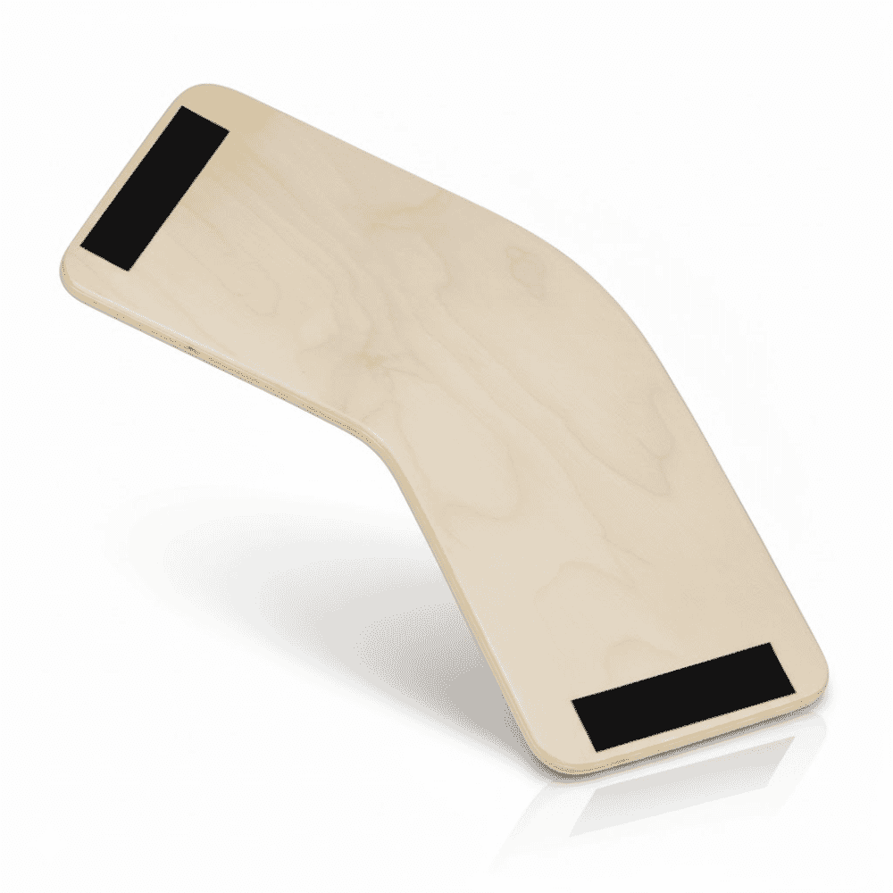 wooden curved transfer board rubber grips