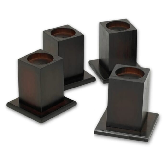 wooden furniture raisers set