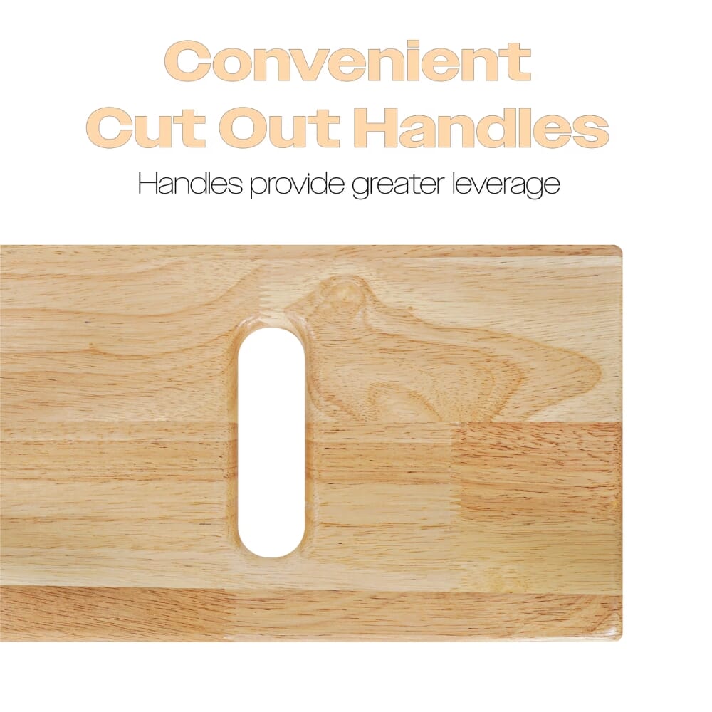 wooden patient transfer board handles