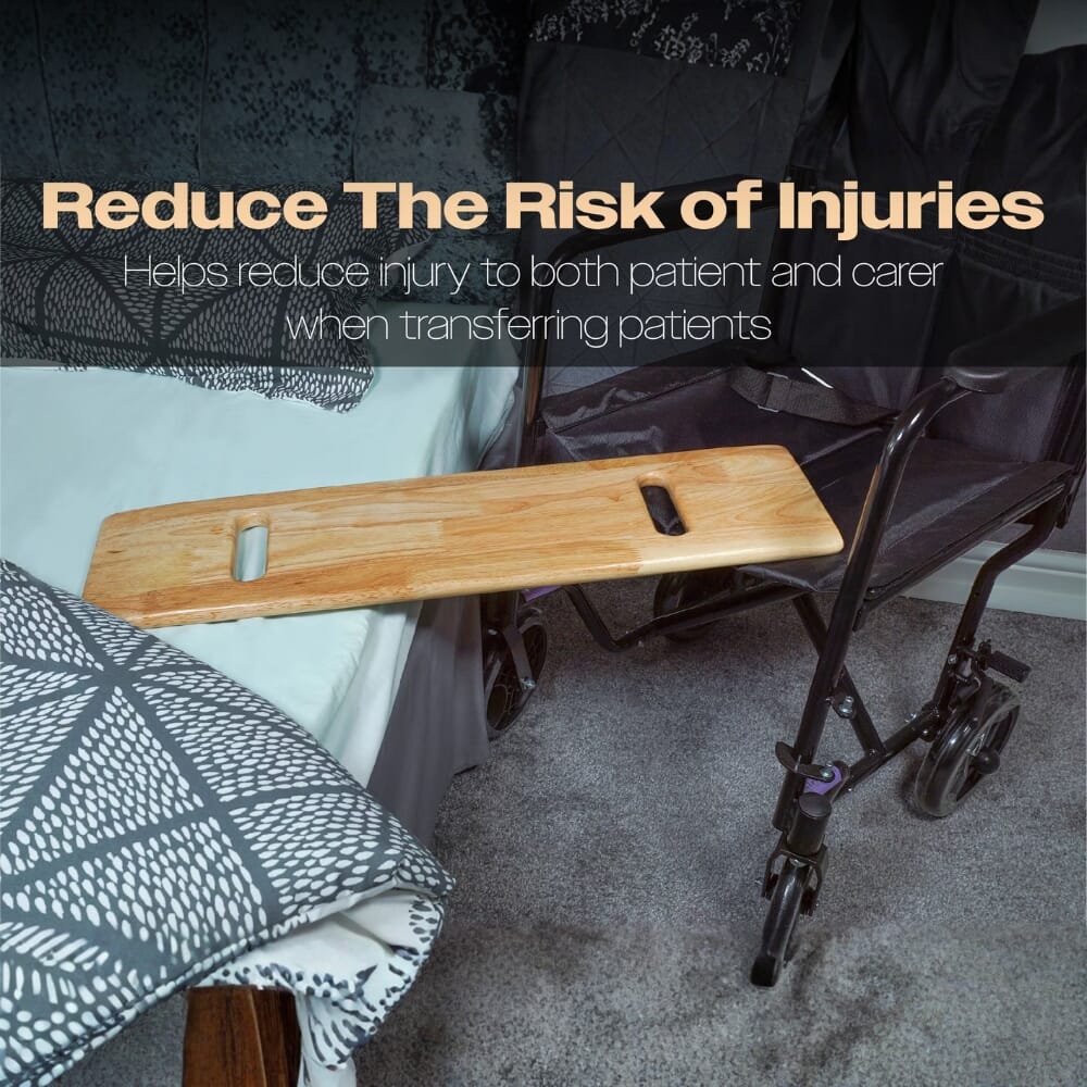 wooden patient transfer board reduced risk
