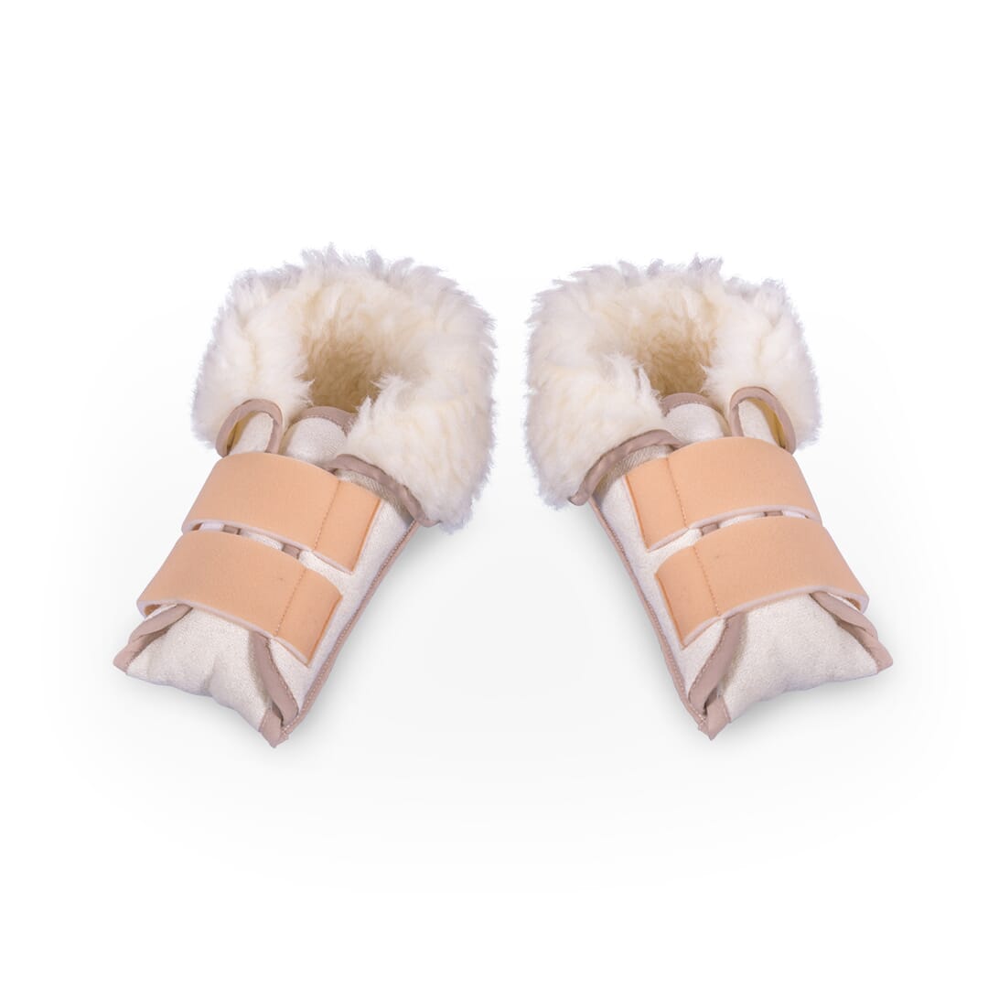 Wool Pile Heel Protectors and Booties